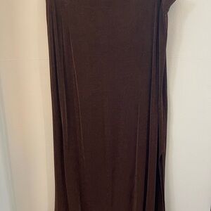 Laura Ashley Chocolate Maxi Skirt